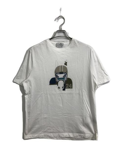 HERMES（エルメス）HERMES (エルメス) クォーターバッシュ ホワイト サイズ:XLの古着・服飾アイテム