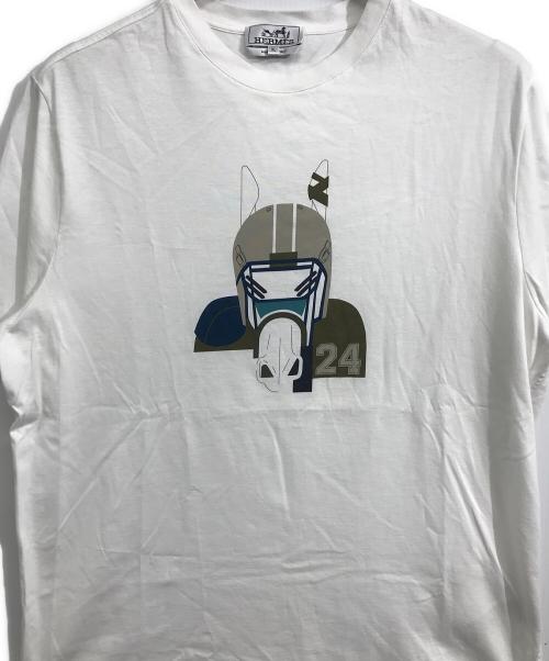 HERMES（エルメス）HERMES (エルメス) クォーターバッシュ ホワイト サイズ:XLの古着・服飾アイテム