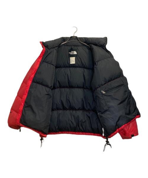 THE NORTH FACE（ザ ノース フェイス）THE NORTH FACE (ザ ノース フェイス) ヌプシダウンジャケット ブラック×レッド サイズ:ＸＸＬの古着・服飾アイテム