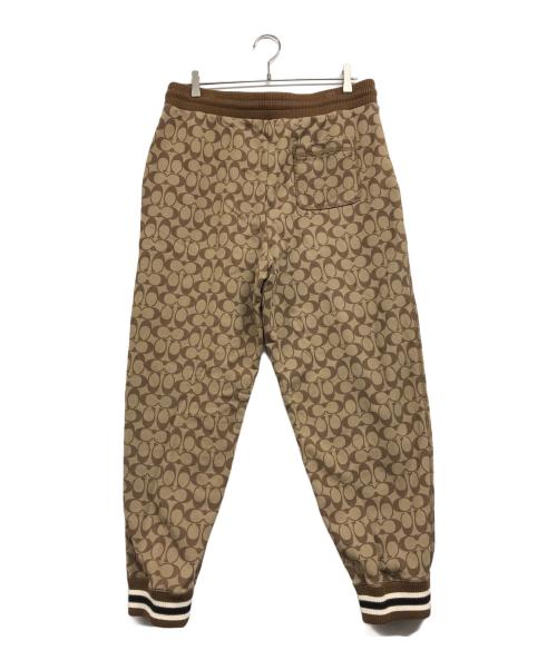 COACH（コーチ）COACH (コーチ) シグネチャースウェットパンツ ブラウン サイズ:Ｌの古着・服飾アイテム