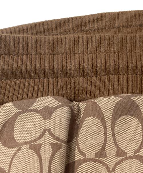 COACH（コーチ）COACH (コーチ) シグネチャースウェットパンツ ブラウン サイズ:Ｌの古着・服飾アイテム