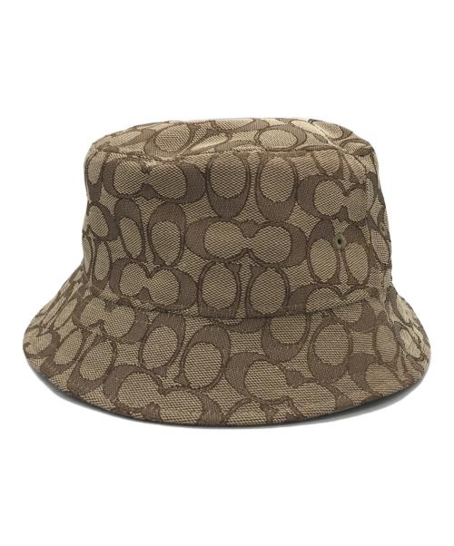 COACH（コーチ）COACH (コーチ) シグネチャーハット ベージュ サイズ:　の古着・服飾アイテム