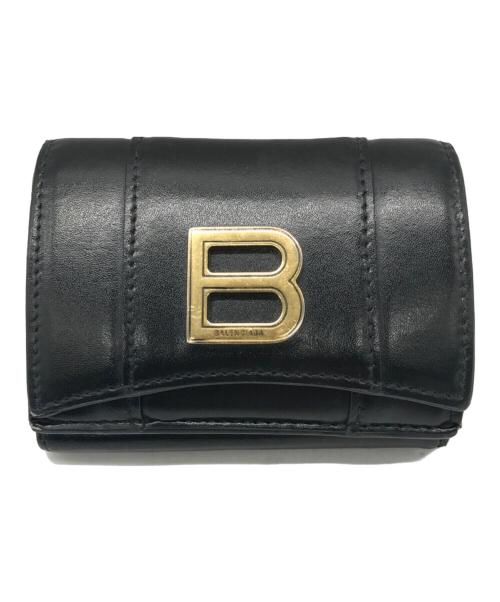 BALENCIAGA（バレンシアガ）BALENCIAGA (バレンシアガ) HOURGLASS mini wallet ブラックの古着・服飾アイテム