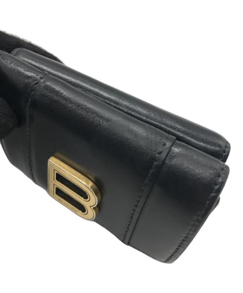 BALENCIAGA（バレンシアガ）BALENCIAGA (バレンシアガ) HOURGLASS mini wallet ブラックの古着・服飾アイテム