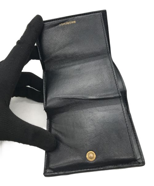 BALENCIAGA（バレンシアガ）BALENCIAGA (バレンシアガ) HOURGLASS mini wallet ブラックの古着・服飾アイテム