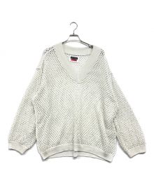 MAISON SPECIAL（メゾンスペシャル）の古着「Vネックニットプルオーバーニット」｜ホワイト