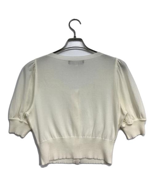 M'S GRACY（エムズグレイシー）M'S GRACY (エムズグレイシー) デザインボタンカーディガン アイボリー サイズ:40の古着・服飾アイテム