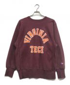 Championチャンピオン）の古着「リバースウィーブスウェット」｜ボルドー