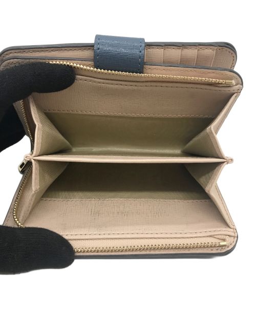 FURLA（フルラ）FURLA (フルラ) 2つ折り財布 ブルーの古着・服飾アイテム