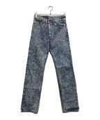 LEVI'Sリーバイス）の古着「ケミカルウォッシュデニムパンツ」｜ブルー