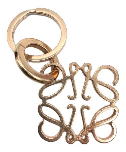 LOEWE（ロエベ）LOEWE (ロエベ) ロゴキーホルダー ピンクゴールドの古着・服飾アイテム