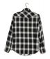 CELINE (セリーヌ) オンブレチェック ウエスタンシャツ ホワイト×ブラック サイズ:S：38000円