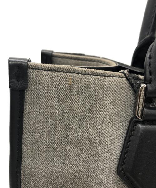 DOLCE & GABBANA（ドルチェ＆ガッバーナ）DOLCE & GABBANA (ドルチェ＆ガッバーナ) Small patchwork denim shopper ブラックの古着・服飾アイテム