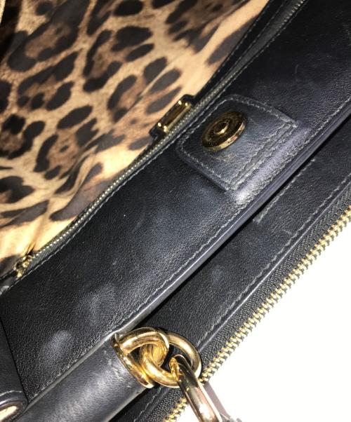 DOLCE & GABBANA（ドルチェ＆ガッバーナ）DOLCE & GABBANA (ドルチェ＆ガッバーナ) パイソンレザーバッグ グリーンの古着・服飾アイテム