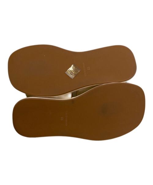 GIA BORGHINI（ジア・ボルギーニ）GIA BORGHINI (ジア・ボルギーニ) ANKLE STRAPサンダル ホワイト サイズ:36の古着・服飾アイテム