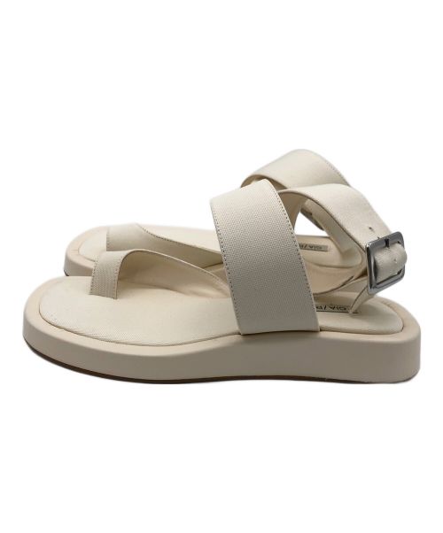 GIA BORGHINI（ジア・ボルギーニ）GIA BORGHINI (ジア・ボルギーニ) ANKLE STRAPサンダル ホワイト サイズ:36の古着・服飾アイテム