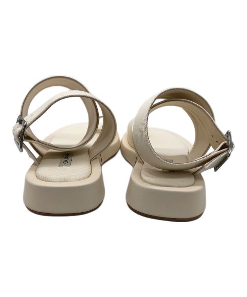 GIA BORGHINI（ジア・ボルギーニ）GIA BORGHINI (ジア・ボルギーニ) ANKLE STRAPサンダル ホワイト サイズ:36の古着・服飾アイテム