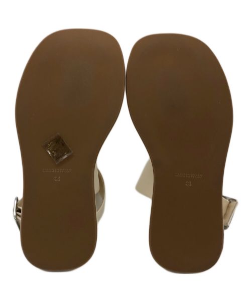 GIA BORGHINI（ジア・ボルギーニ）GIA BORGHINI (ジア・ボルギーニ) ANKLE STRAPサンダル ホワイト サイズ:36の古着・服飾アイテム