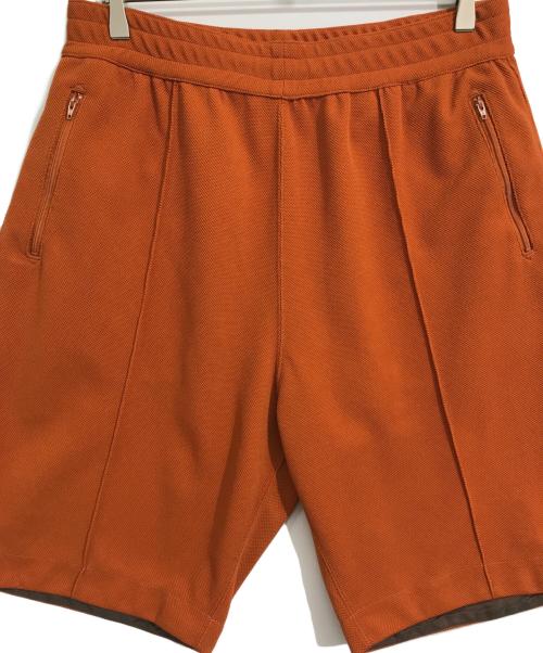 Engineered Garments（エンジニアド ガーメンツ）Engineered Garments (エンジニアド ガーメンツ) 鹿の子センターシームハーフパンツ オレンジ サイズ:Mの古着・服飾アイテム