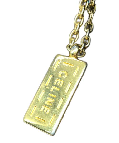 CELINE（セリーヌ）CELINE (セリーヌ) フロントベルト ロゴチャーム PVC レザー バッグパック リュック ブラウンの古着・服飾アイテム