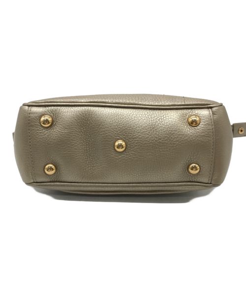 GUCCI（グッチ）GUCCI (グッチ) ダブルGディティール ロゴハンドバッグ ゴールドの古着・服飾アイテム