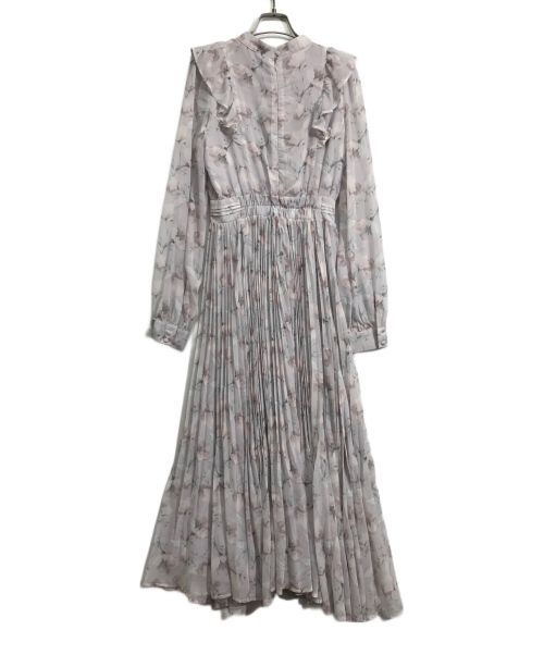 Rose Muse（ロゼミューズ）Rose Muse (ロゼミューズ) sheer floral one-piece パープル サイズ:Mの古着・服飾アイテム