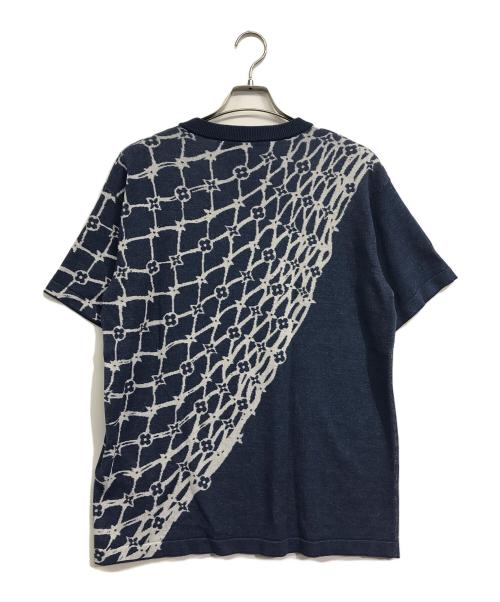 LOUIS VUITTON（ルイ ヴィトン）LOUIS VUITTON (ルイ ヴィトン) コットンショートスリーブクルーネック ブルー サイズ:Sの古着・服飾アイテム