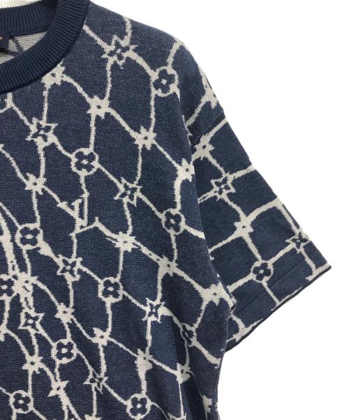 LOUIS VUITTON（ルイ ヴィトン）LOUIS VUITTON (ルイ ヴィトン) コットンショートスリーブクルーネック ブルー サイズ:Sの古着・服飾アイテム
