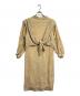 muller of yoshiokubo（ミュラーオブヨシオクボ）の古着「スウェルジャガードワンピース」｜ベージュ