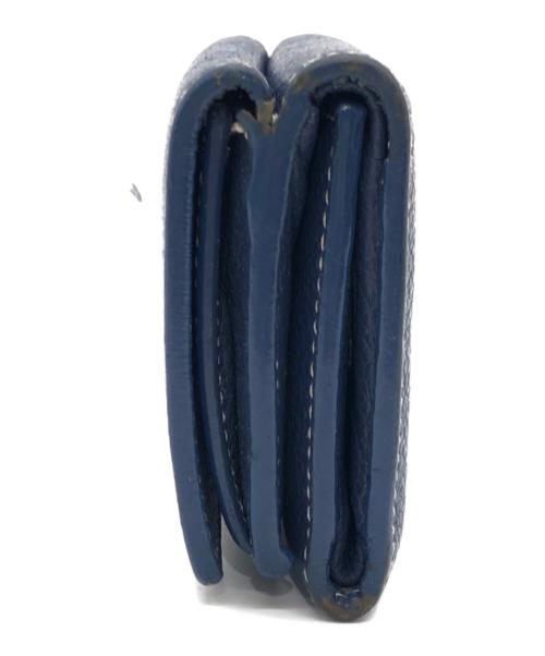 Saint Laurent Paris（サンローランパリ）Saint Laurent Paris (サンローランパリ) コンパクトウォレット ネイビーの古着・服飾アイテム