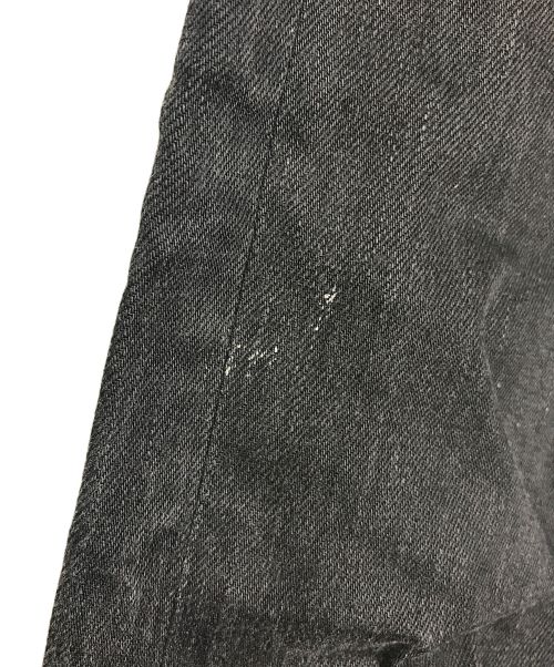 JOHN LAWRENCE SULLIVAN（ジョン ローレンス サリバン）JOHN LAWRENCE SULLIVAN (ジョンローレンスサリバン) Rigid denim tapered pants/リジッド　デニム　テパード　パンツ ブラック サイズ:なし（実寸サイズをご確認ください）の古着・服飾アイテム