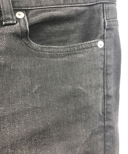 JOHN LAWRENCE SULLIVAN（ジョン ローレンス サリバン）JOHN LAWRENCE SULLIVAN (ジョンローレンスサリバン) Rigid denim tapered pants/リジッド　デニム　テパード　パンツ ブラック サイズ:なし（実寸サイズをご確認ください）の古着・服飾アイテム