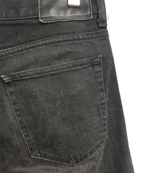 JOHN LAWRENCE SULLIVAN（ジョン ローレンス サリバン）JOHN LAWRENCE SULLIVAN (ジョンローレンスサリバン) Rigid denim tapered pants/リジッド　デニム　テパード　パンツ ブラック サイズ:なし（実寸サイズをご確認ください）の古着・服飾アイテム