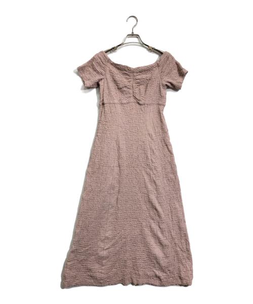 Snidel（スナイデル）Snidel (スナイデル) オフショルワンピース ピンク サイズ:Sの古着・服飾アイテム
