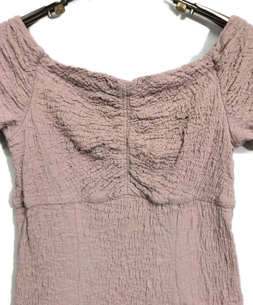 Snidel（スナイデル）Snidel (スナイデル) オフショルワンピース ピンク サイズ:Sの古着・服飾アイテム