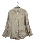 JOURNAL STANDARDジャーナルスタンダード）の古着「CANCLINI ファットシルエット ボタンダウンシャツ」｜ベージュ