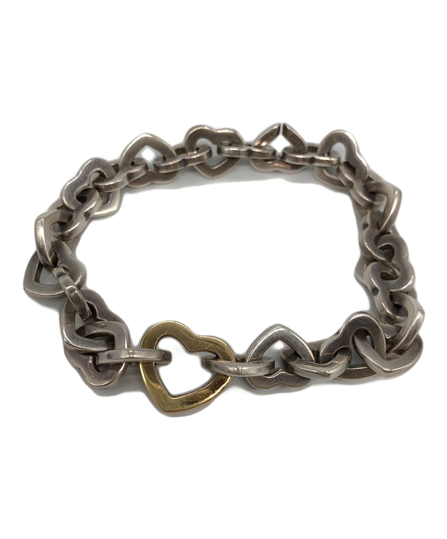 Tiffany & Co. (ティファニー) ハートリンクブレスレット シルバー