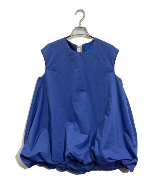 miele grande（ミエーレグランデ）miele grande (ミエーレグランデ) バルーンブラウス ブルー サイズ:38の古着・服飾アイテム