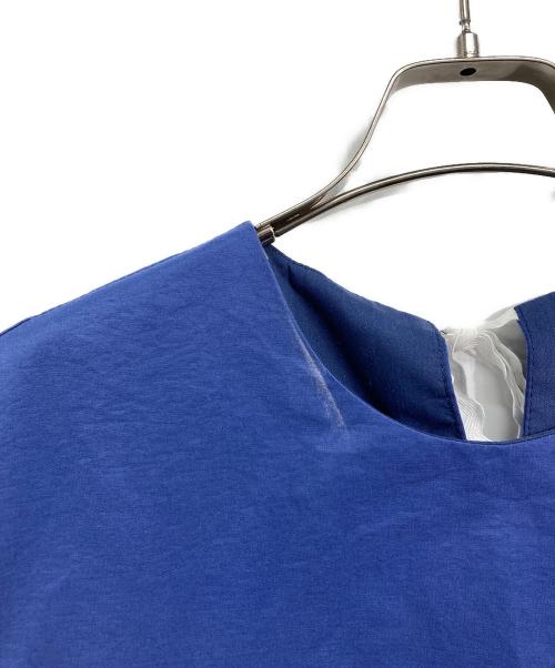 miele grande（ミエーレグランデ）miele grande (ミエーレグランデ) バルーンブラウス ブルー サイズ:38の古着・服飾アイテム