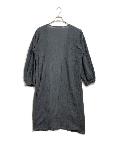 DEUXIEME CLASSE（ドゥーズィエム クラス）DEUXIEME CLASSE (ドゥーズィエム クラス) コットンブラウスワンピース ネイビー サイズ:なし（実寸サイズをご確認ください）の古着・服飾アイテム