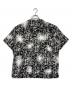 CALEE (キャリー) R/P BATIK PATTERN OPEN COLLAR SH ホワイト×ブラック サイズ:L：12000円