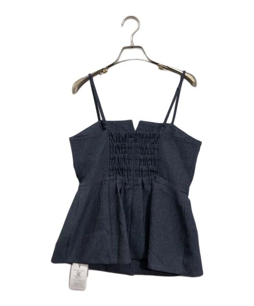 JUSGLITTY（ジャスグリッティー）JUSGLITTY (ジャスグリッティー) マルチ釦ビスチェ ネイビー サイズ:1の古着・服飾アイテム