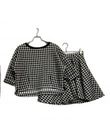 Diagram GRACE CONTINENTAL（ダイアグラム グレースコンチネンタル）の古着「セットアップブラウス」｜ブラック