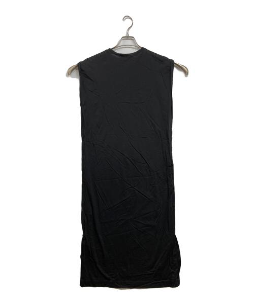 MACPHEE（マカフィー）MACPHEE (マカフィー) ライトトリコット フレンチスリーブワンピース ブラック サイズ:36の古着・服飾アイテム