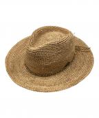 Wallarooワラルー）の古着「MALIBUラフィアハット」｜ベージュ
