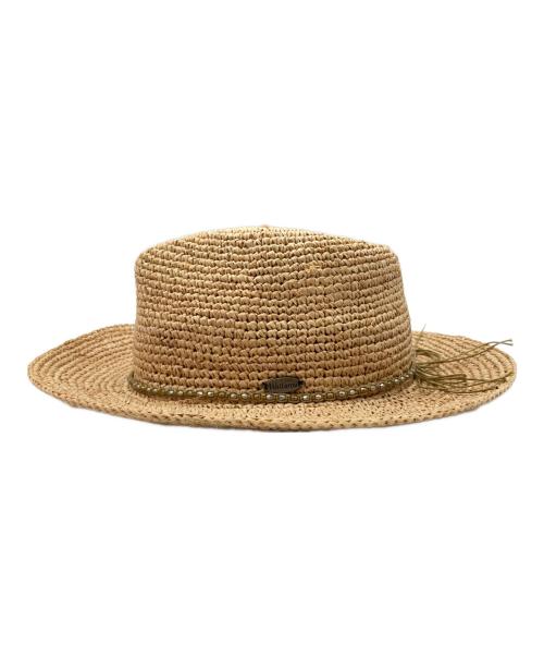 Wallaroo（ワラルー）Wallaroo (ワラルー) MALIBUラフィアハット ベージュの古着・服飾アイテム