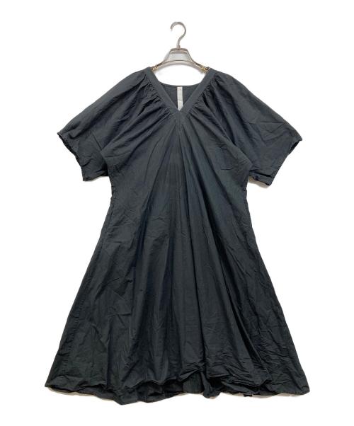 merlette（マーレット）merlette (マーレット) ボリュームスリーブワンピース ブラック サイズ:XSの古着・服飾アイテム