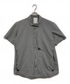 alk phenixアルクフェニックス）の古着「半袖シャツ」｜ホワイト×ブラック