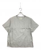 Snow peakスノーピーク）の古着「ショルダーボタン プルオーバー」｜ライトグレー