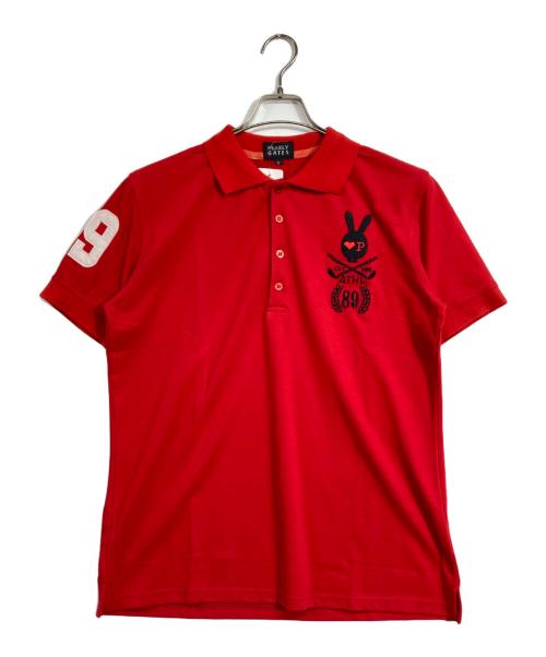 PEARLY GATES（パーリーゲイツ）PEARLY GATES (パーリーゲイツ) ポロシャツ レッド サイズ:6の古着・服飾アイテム